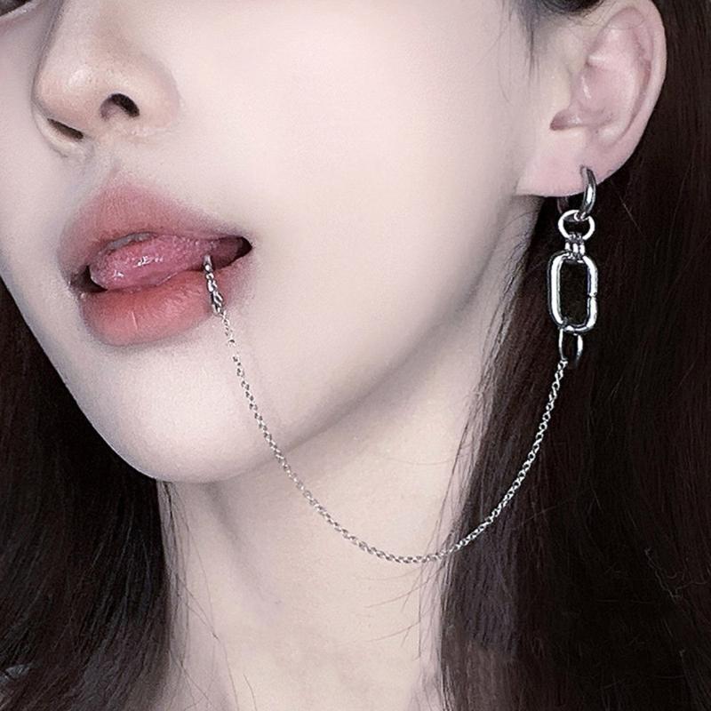 Body Jewelry Materials - A52E 1 Set Lippenclip-Ohrring, nicht durchdringender