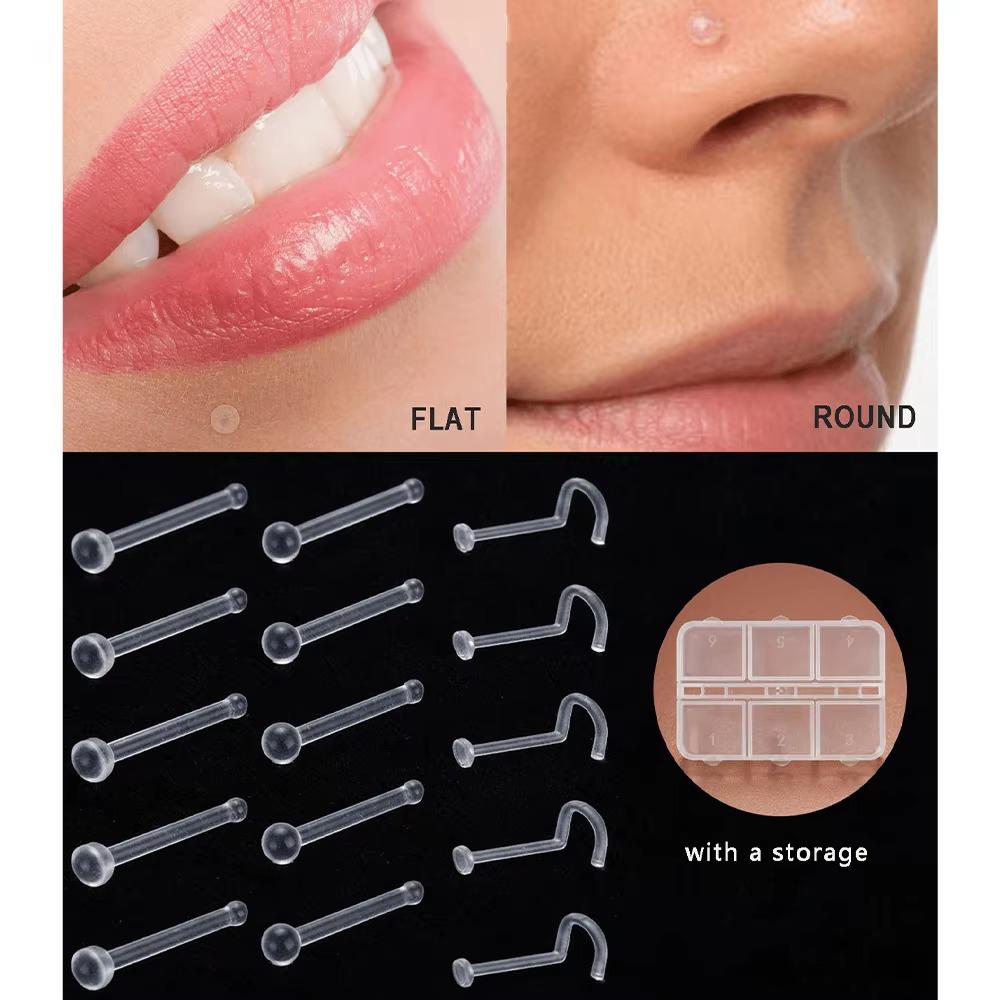 Body Jewelry Materials - 20 Stück / Box Acryl Runde