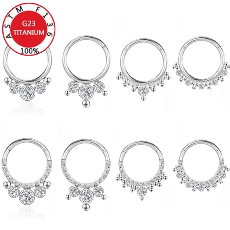 Body Jewelry Implant Grade - 2/5 Stück 16G Implantatqualität G23 Titan
