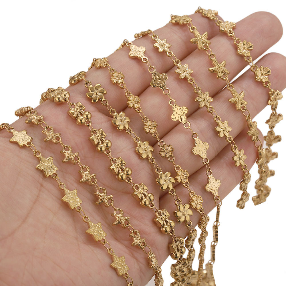 1 Meter Edelstahl Blumen-Stern – Body Jewelry Chain Bewertung und Preis