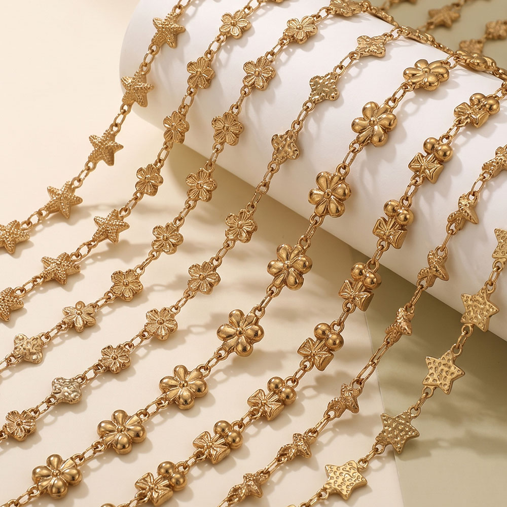 1 Meter Edelstahl Blumen-Stern – Body Jewelry Chain Bewertung und Preis