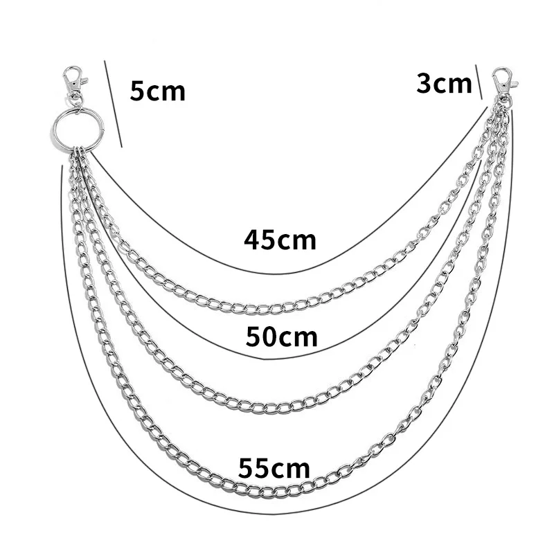 Metallgürtelkette HipHop Rock  – Body Jewelry Hoops Bewertung und Preis