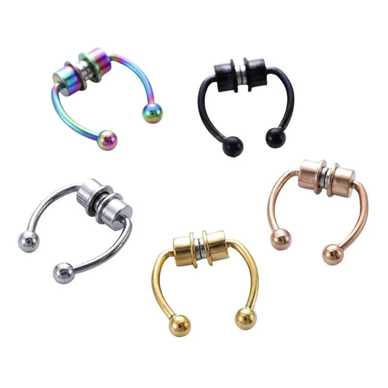 1/2/3 Stück gefälschte magneti – Body Jewelry Hoops Bewertung und Preis