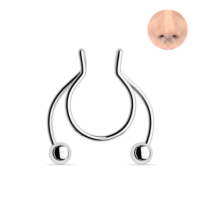U-förmiger gefälschter Nasenri – Body Jewelry Hoops Bewertung und Preis