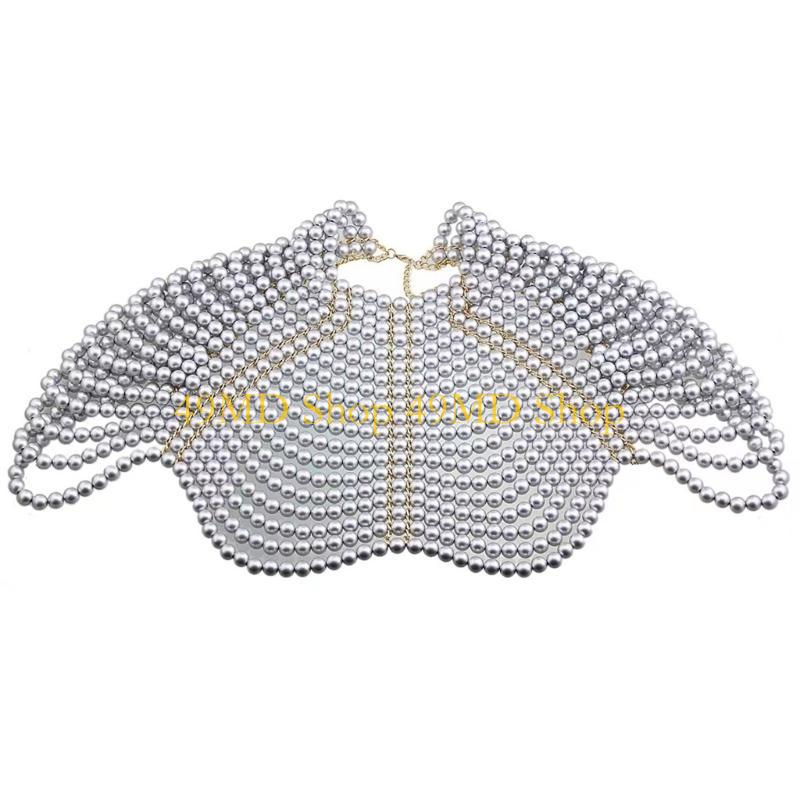 49MD Eleganter Damen-Schal mit – Body Jewelry Chain Bewertung und Preis