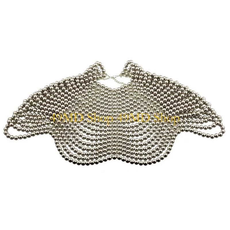 49MD Eleganter Damen-Schal mit – Body Jewelry Chain Bewertung und Preis
