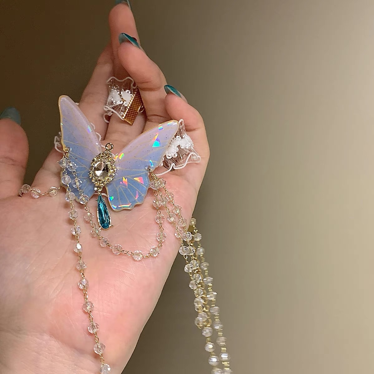 Modische Schmetterlings muster – Body Jewelry Chain Bewertung und Preis