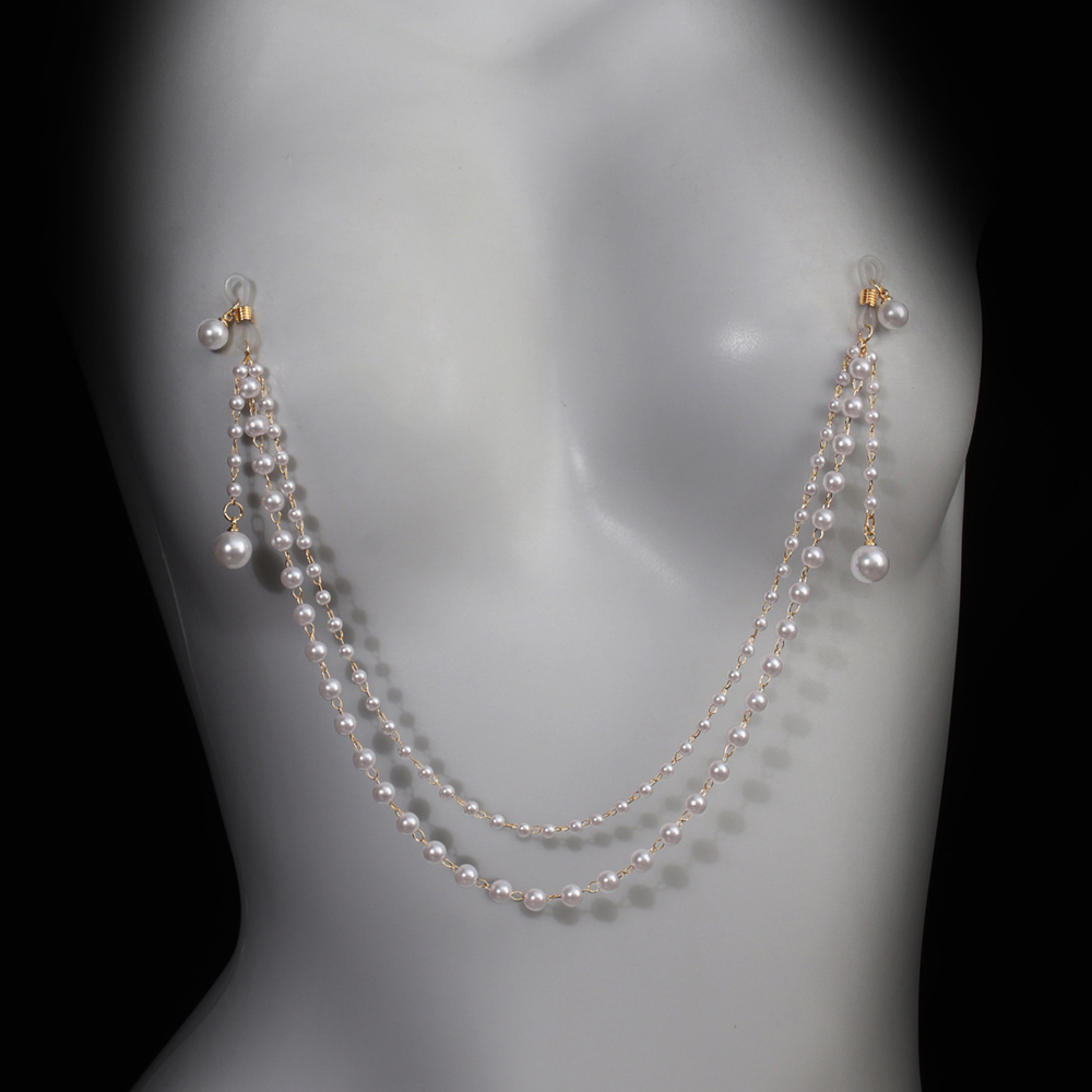 Imitationsperlen-Quasten-Brust – Body Jewelry Retainers Bewertung und Preis