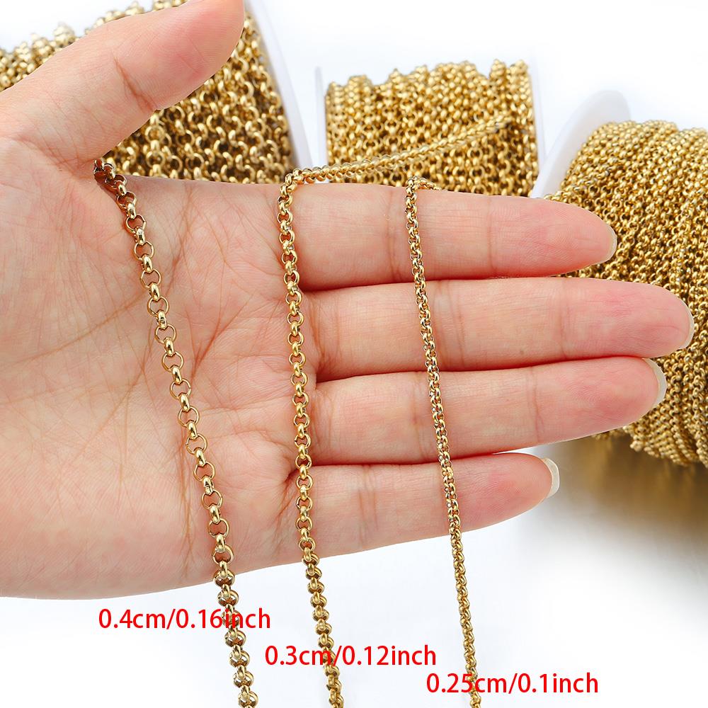 1 Meter 2-4mm Edelstahl O-förm – Body Jewelry Chain Bewertung und Preis
