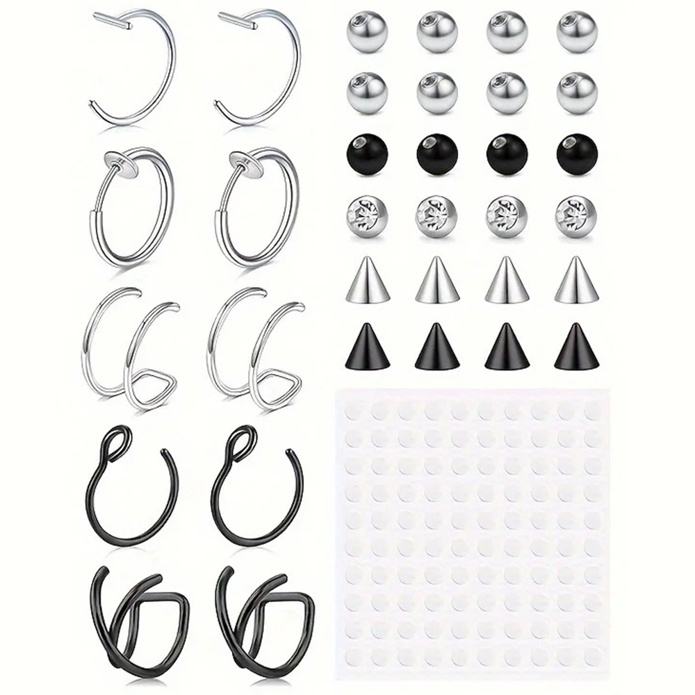 Fake-Piercings, Fake-Lippenrin – Body Jewelry Hoops Bewertung und Preis