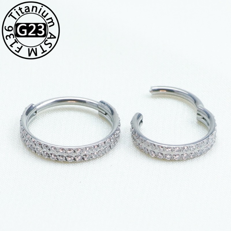 2/5 Stück G23 Titan Nasenring  – Body Jewelry Implant Grade Bewertung und Preis