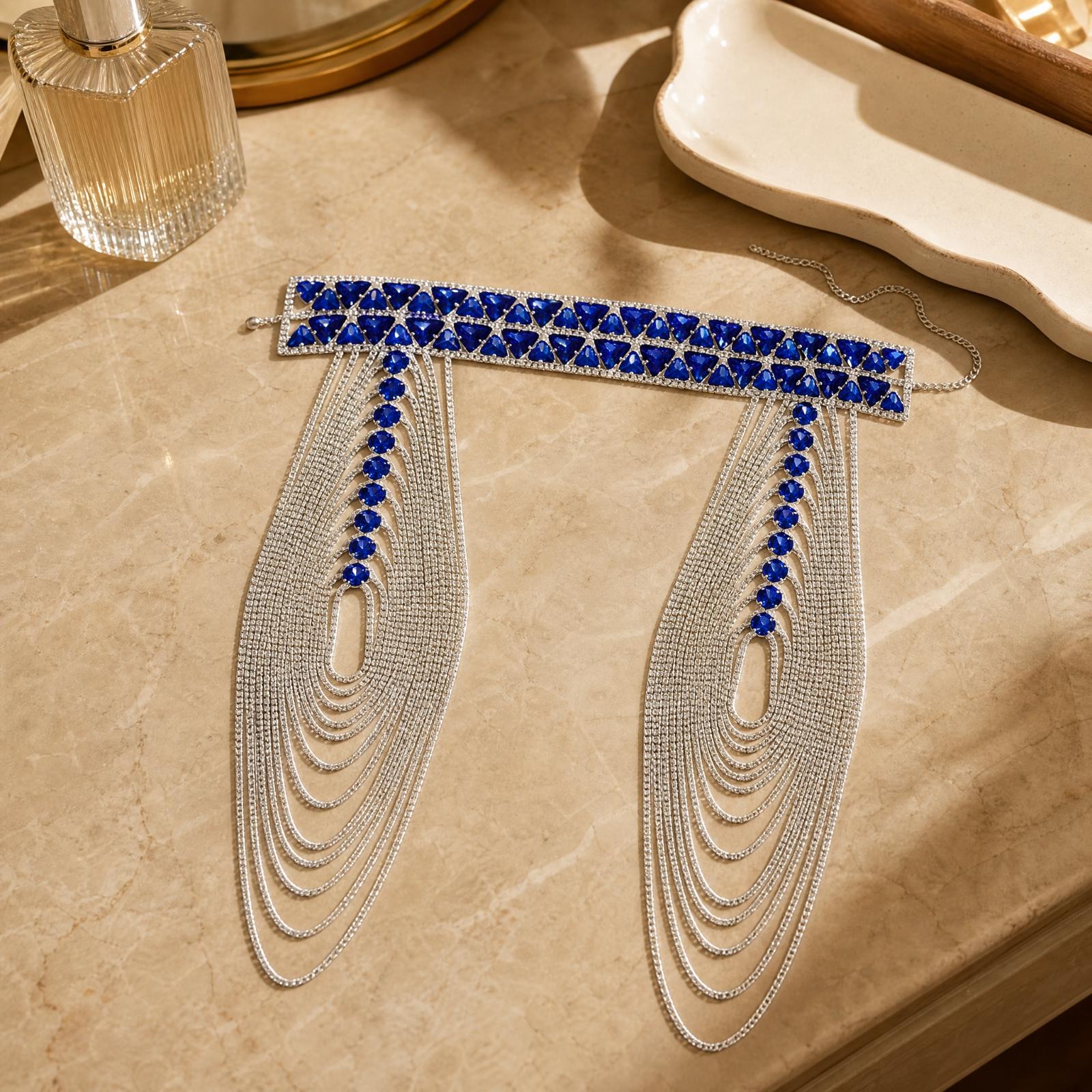 Elegante Damen-Schulterkette m – Body Jewelry Materials Bewertung und Preis