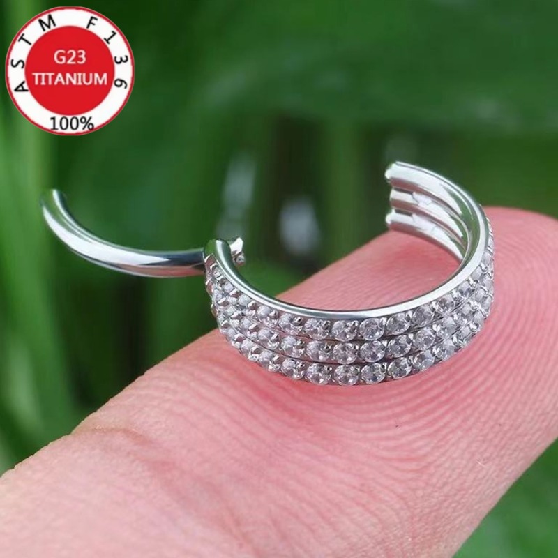 2/5 Stück G23 Titan Nasenring  – Body Jewelry Implant Grade Bewertung und Preis