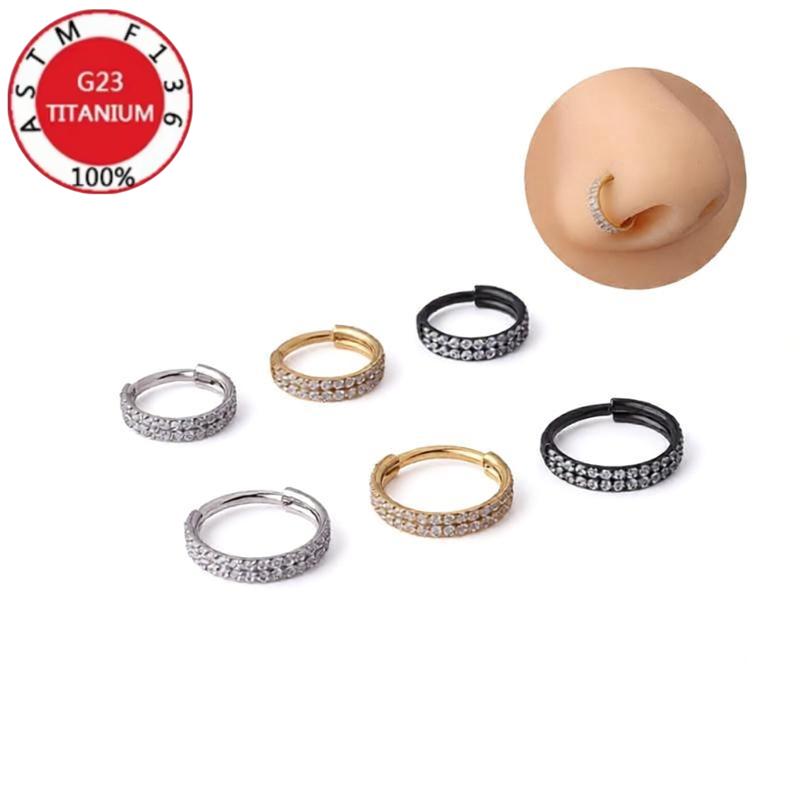 2/5 Stück G23 Titan Nasenring  – Body Jewelry Implant Grade Bewertung und Preis