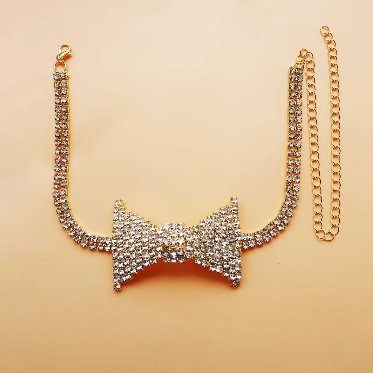 Exquisite elegante Strass Boge – Body Jewelry Chain Bewertung und Preis