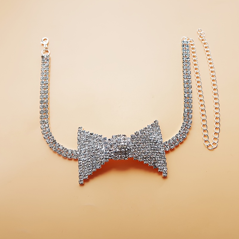Exquisite elegante Strass Boge – Body Jewelry Chain Bewertung und Preis