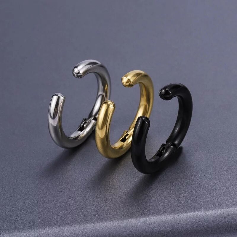 2/6 Stück gefälschte Huggie-Cr – Body Jewelry Hoops Bewertung und Preis