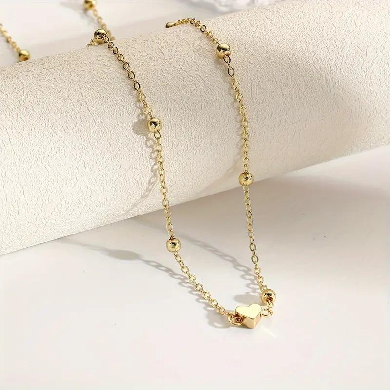Einfache Herzförmige Perlen-Ba – Body Jewelry Chain Bewertung und Preis