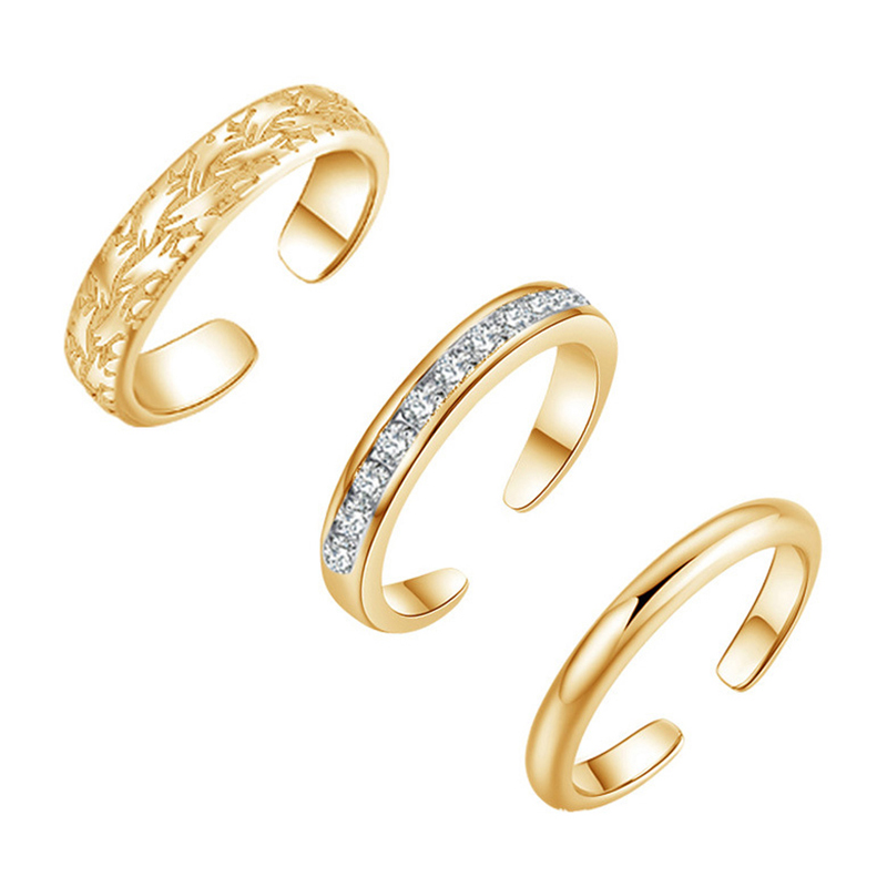 Trio Set Damen-Zehenringe, 18  – Body Jewelry Hoops Bewertung und Preis