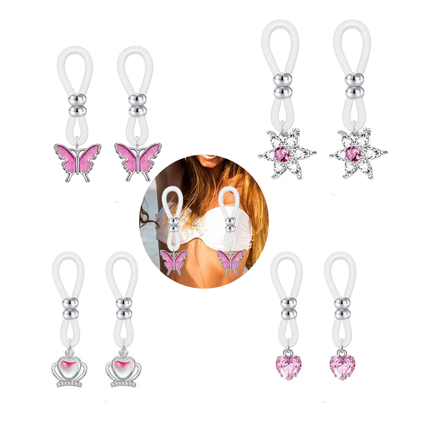 Legierung Silikon Schmetterlin – Body Jewelry Hoops Bewertung und Preis