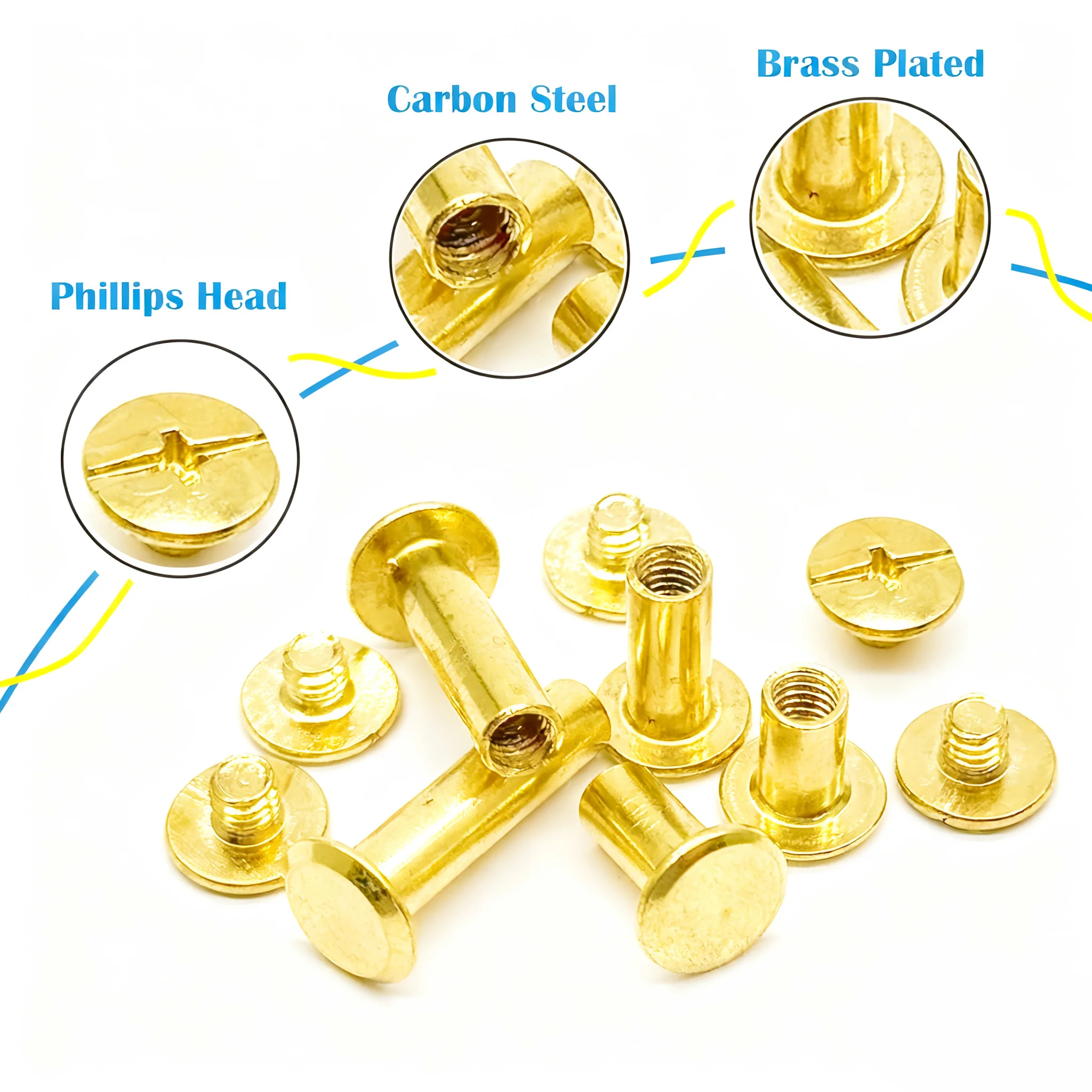 20 Sets Chicago-Nieten in 5 Gr – Body Jewelry Chicago Bewertung und Preis