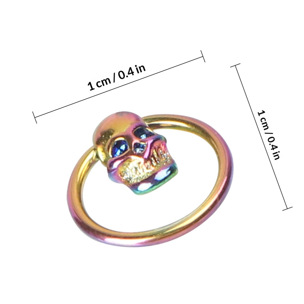 1 Stück Nasenring in Schädelfo – Body Jewelry Ideas Bewertung und Preis