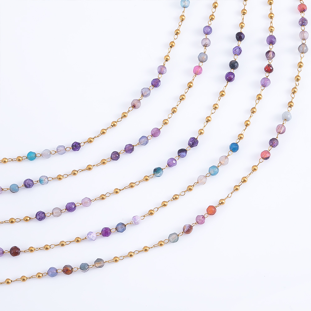 0,5 m 1 m Edelstahl farbige tr – Body Jewelry Chain Bewertung und Preis