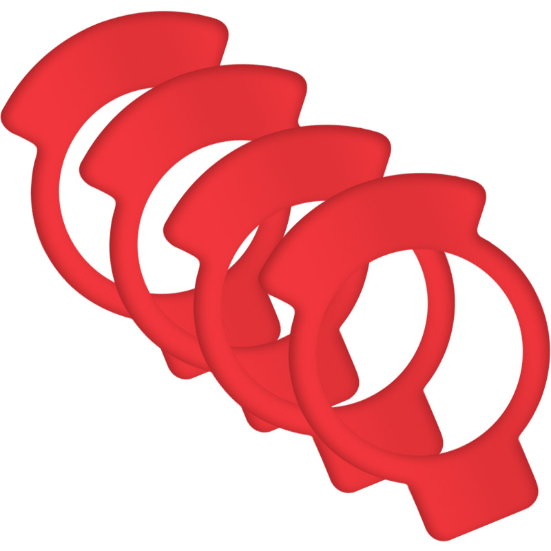 Dreieckiger gelb-orang-rotfarb – Body Jewelry Piercing Bewertung und Preis
