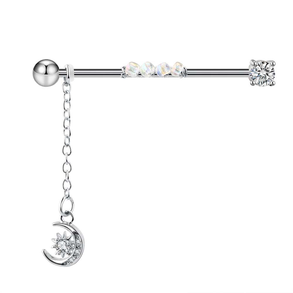 Barbell-Ohrringe Geschenk für  – Industrial Barbell Long Bewertung und Preis