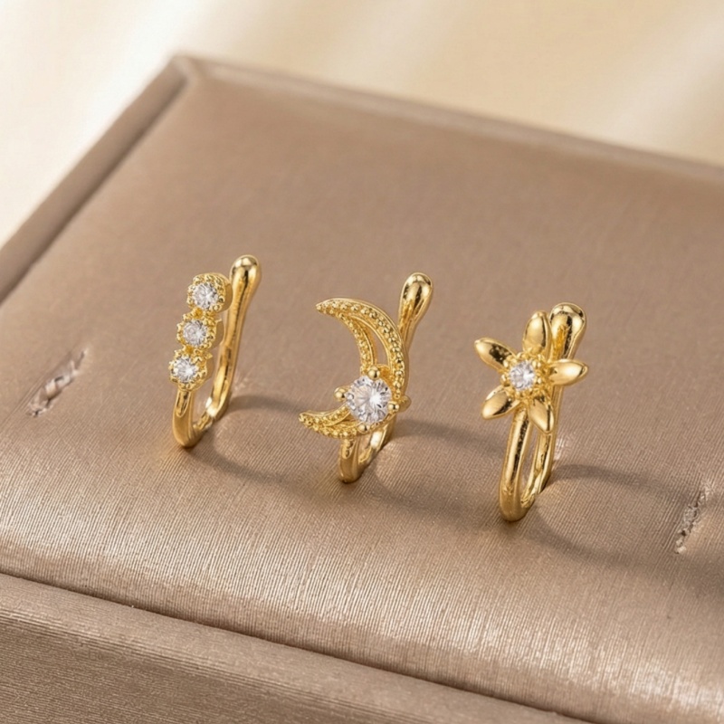 3-teiliges Retro-Luxus-Nasenkl – Body Jewelry Hoops Bewertung und Preis