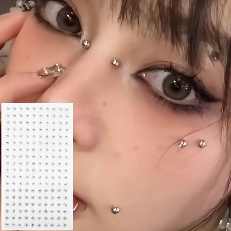 4-teiliges Set selbstklebender – Body Jewelry Piercing Bewertung und Preis